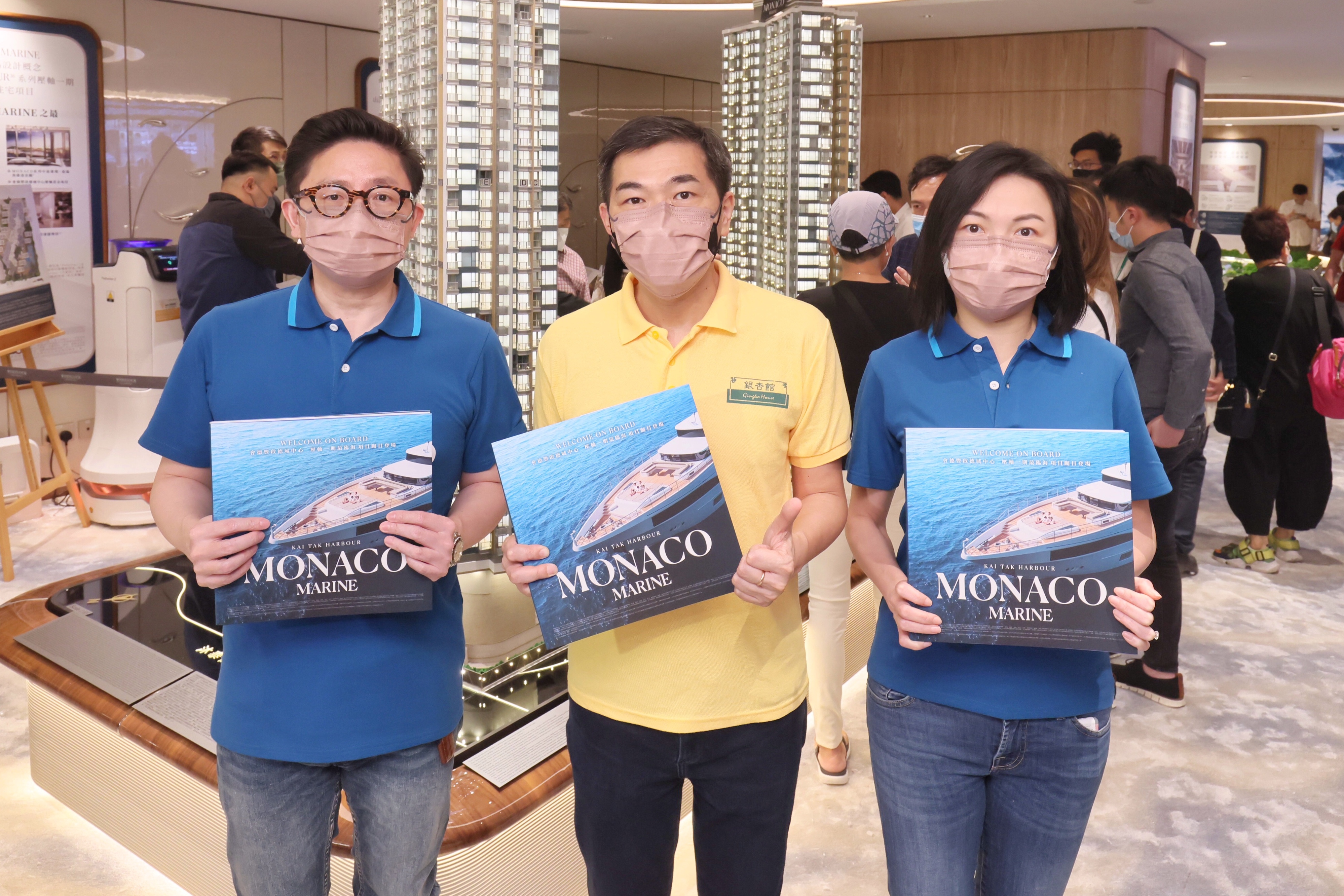 MONACO MARINE累收3000票，相對已推出的342伙超額近7.8倍，將於日內公布銷售安排，最快周末發售。