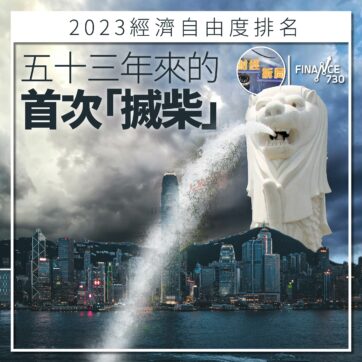 2023-世界-經濟-自由度-排名- 香港-跌-顏寶剛