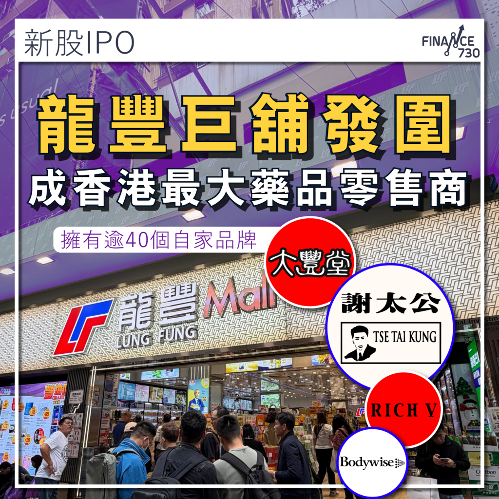 新股上市|龍豐巨舖發圍 擁40品牌 成香港最大藥品零售商 - Finance730